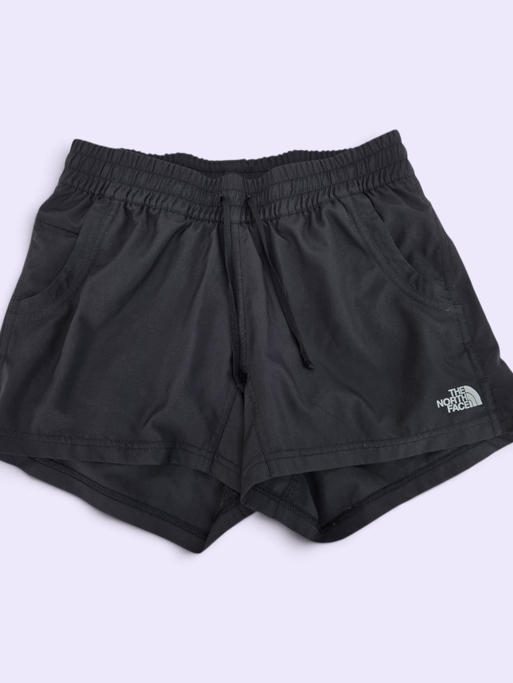 The North Face Women's Black Elastic Waist Athletic Shorts